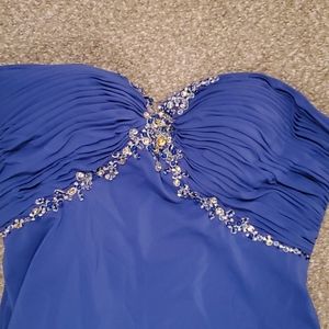 Blue Formal Prom Dress